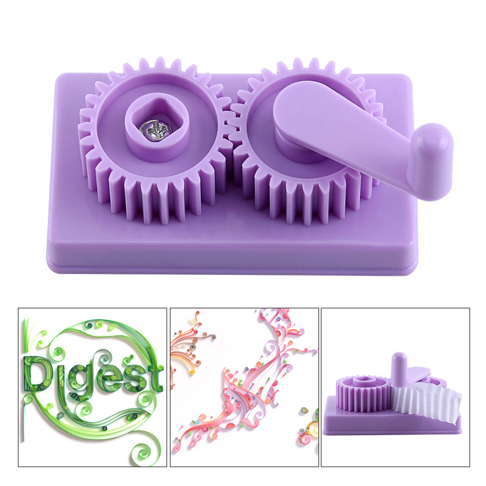 Art Quilling Craft - เครื่องCrimperกระดาษQuillingกระดาษพลาสติกQuillingเครื่องCrimper CRIMPINGกระดาษหัตถกรรมQuilled DIY Art TOOL Quilling