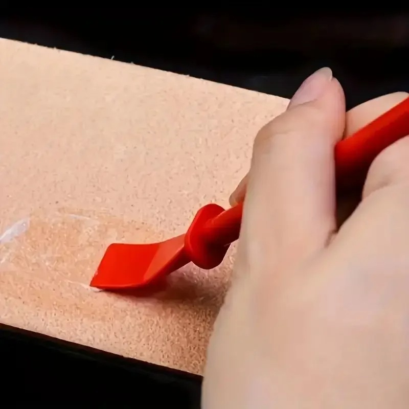 Art Craft Stick - ไม้ปาดกาว, ไม้ปาดกาวโพลีโพรพิลีน, ไม้ปาดสีสำหรับงานศิลปะ DIY งานฝีมือหนัง