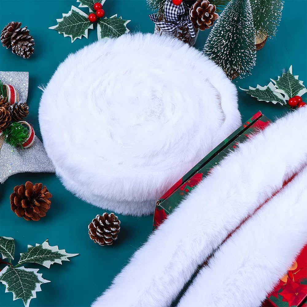 Art And Craft For Xmas - Faux FUR ริบบิ้น Mink Woolen แถบ