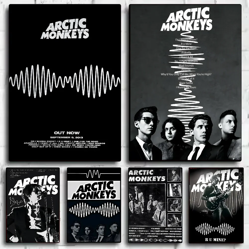 Art Craft Toys - เอ-อาร์กติก เอ็ม-มอนกี้ส์ ร็อคแบนด์ โปสเตอร์เพลง ภาพพิมพ์ HD