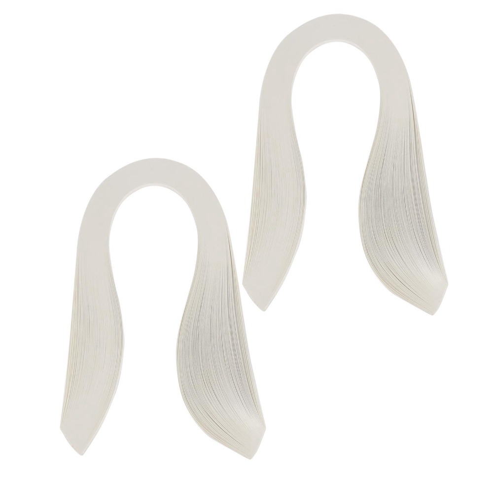 กระดาษควิลลิ่งสีขาวงาช้าง ขนาด - Art Quilling Craft บทวิจารณ์และราคา