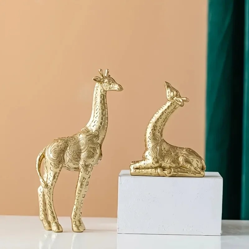 ชุดของตกแต่งรูปยีราฟ 2 ชิ้น/ชุ - Art Craft Display บทวิจารณ์และราคา