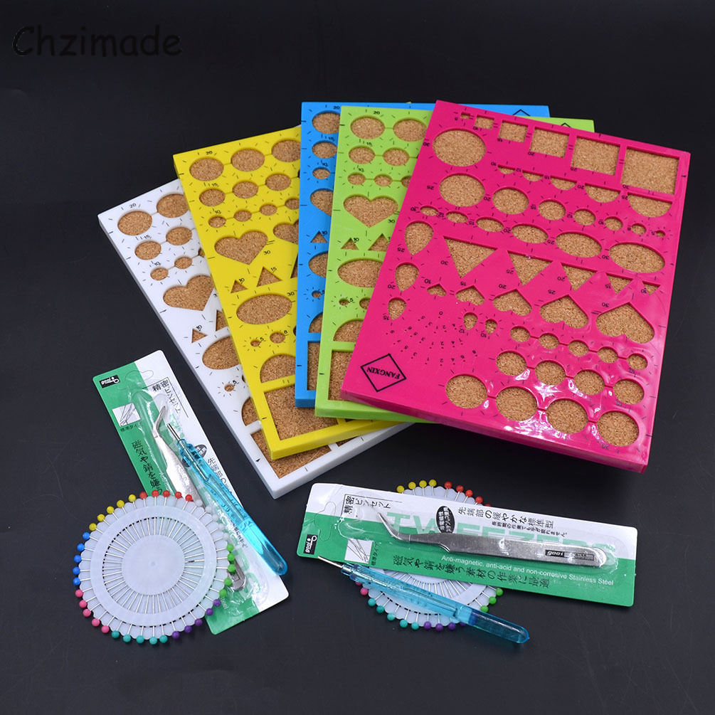 Chzimade สีสุ่ม Quilling กระดา - Art Quilling Craft บทวิจารณ์และราคา