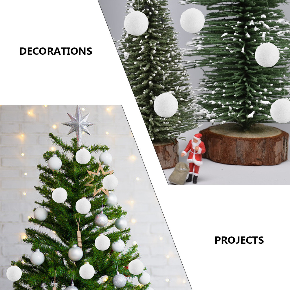 ชุดคริสต์มาสสีขาว 6 ชิ้น งานฝี - Art And Craft For Xmas บทวิจารณ์และราคา