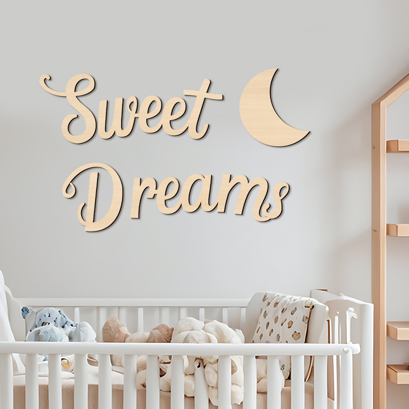 Sweet Dreams ป้ายผนังไม้ Wall  - Art Craft Display บทวิจารณ์และราคา