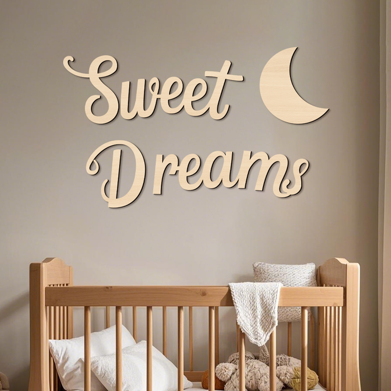 Sweet Dreams ป้ายผนังไม้ Wall  - Art Craft Display บทวิจารณ์และราคา