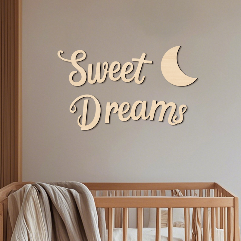 Sweet Dreams ป้ายผนังไม้ Wall  - Art Craft Display บทวิจารณ์และราคา
