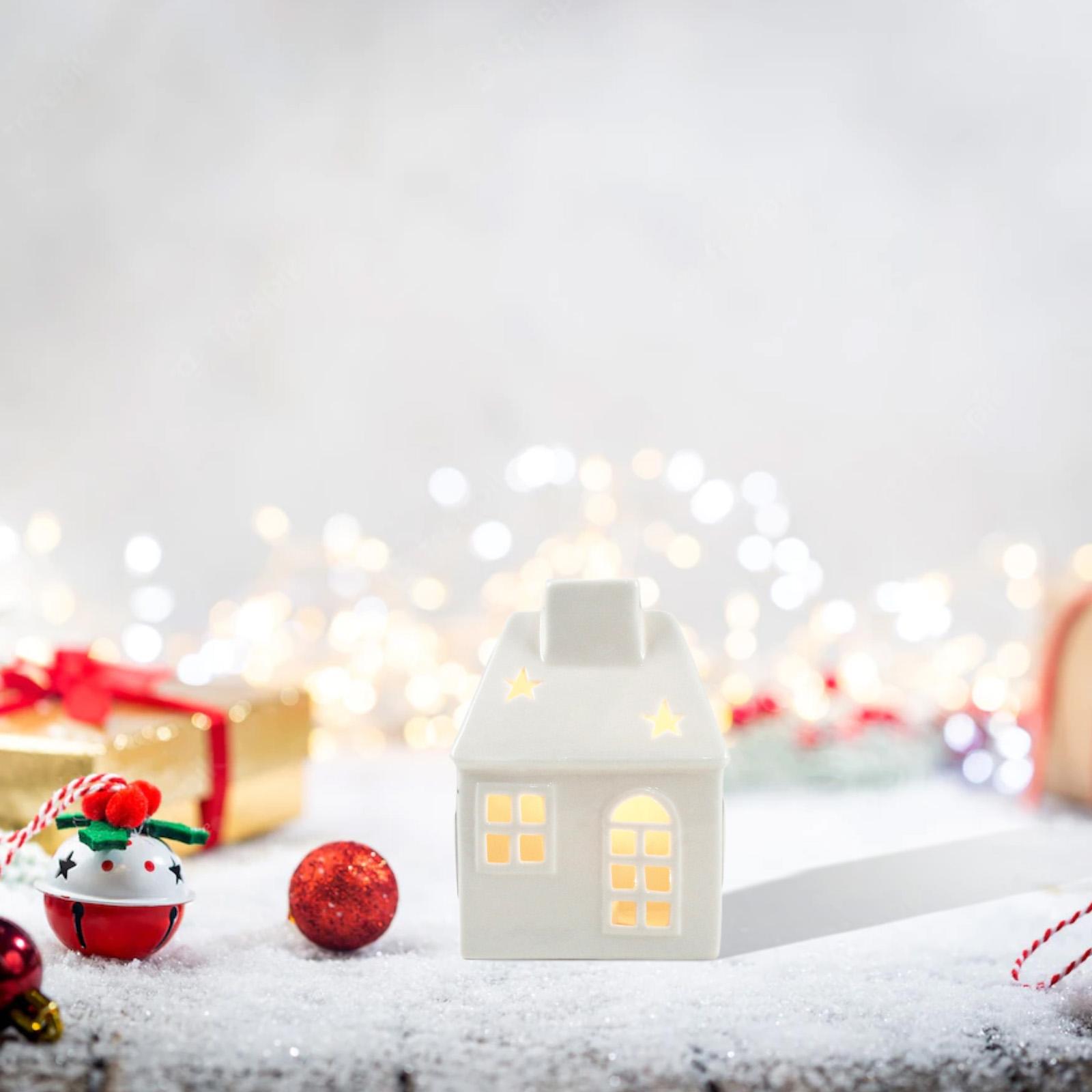 เซรามิค Xmas House ห้องนอนโต๊ะ - Art And Craft For Xmas บทวิจารณ์และราคา