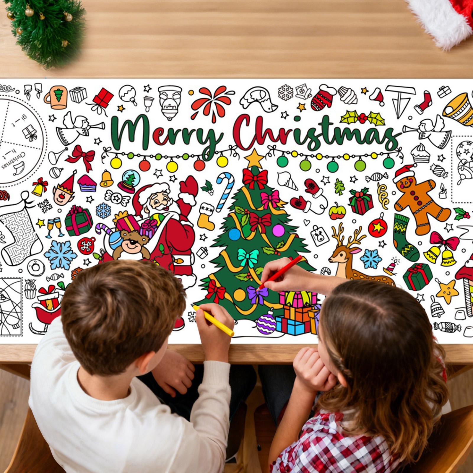 โปสเตอร์ระบายสีคริสต์มาสขนาดให - Art And Craft For Xmas บทวิจารณ์และราคา