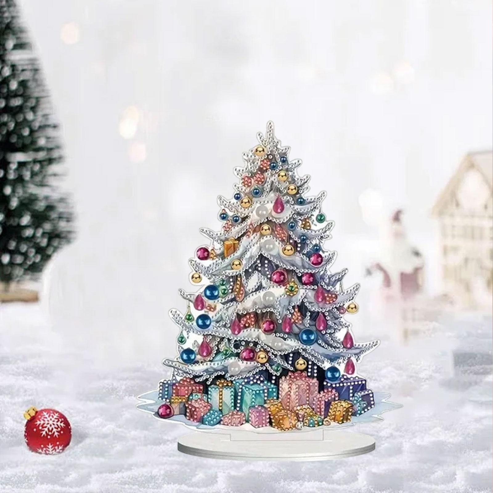 ต้นคริสต์มาสเดสก์ท็อปตกแต่ง Xm - Art And Craft For Xmas บทวิจารณ์และราคา