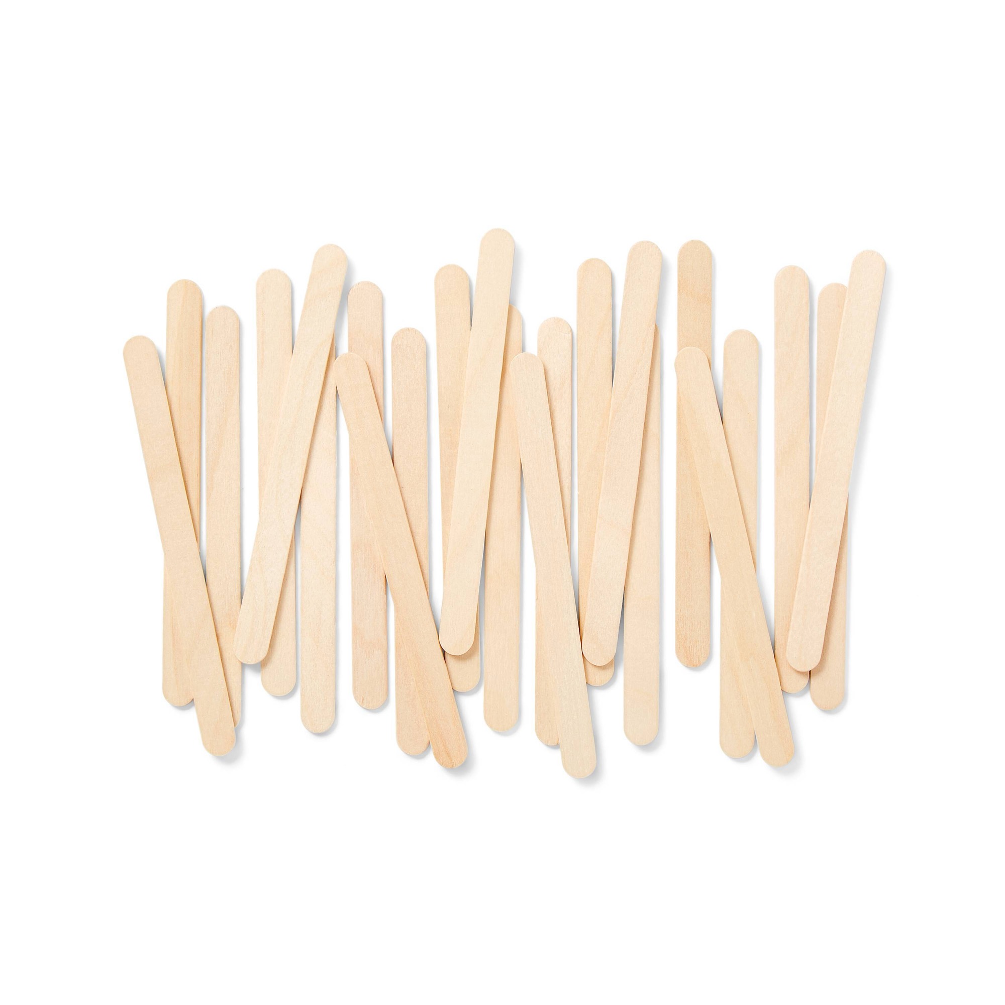 ไม้ไอศกรีมไม้ธรรมชาติ 150 ชิ้น - Art Craft Stick บทวิจารณ์และราคา