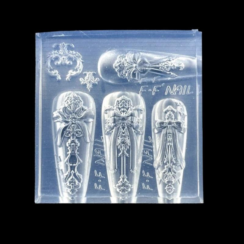แม่พิมพ์ซิลิโคนสำหรับทำเล็บ สไ - Art Craft Display บทวิจารณ์และราคา