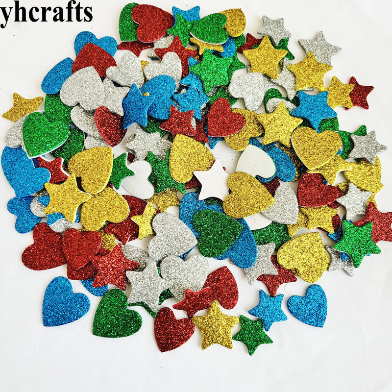 150ชิ้น/ล็อตสติกเกอร์ดาวระยิบร - Art And Craft For Xmas บทวิจารณ์และราคา