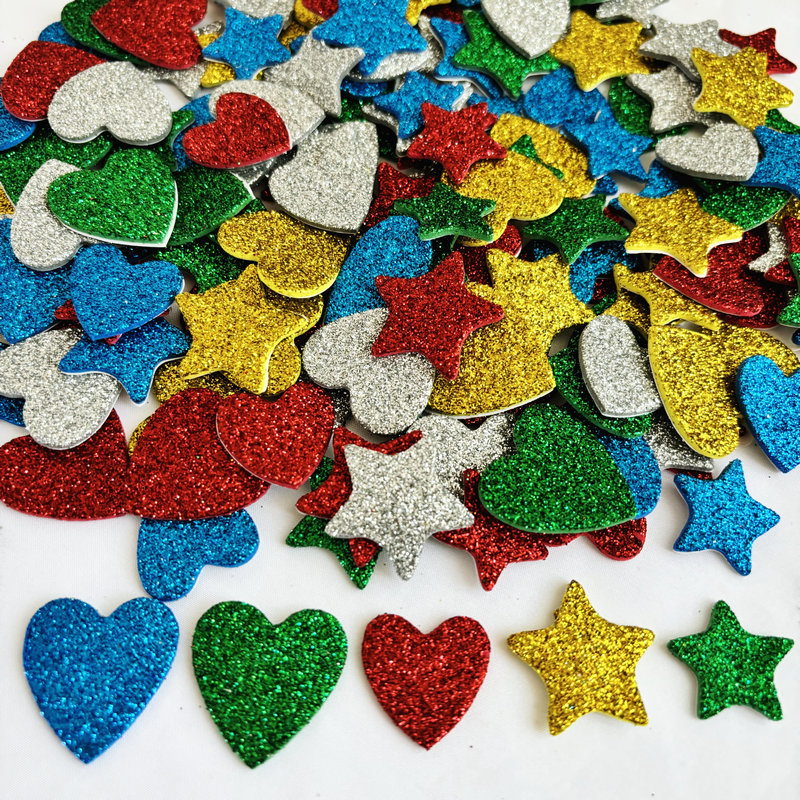 150ชิ้น/ล็อตสติกเกอร์ดาวระยิบร - Art And Craft For Xmas บทวิจารณ์และราคา