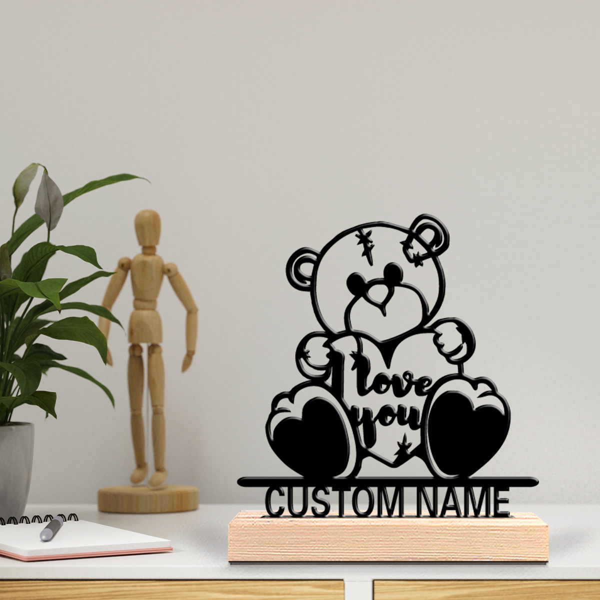 ของตกแต่งโลหะรูปปั้นรูปหัวใจ 1 - Art Craft Toys บทวิจารณ์และราคา